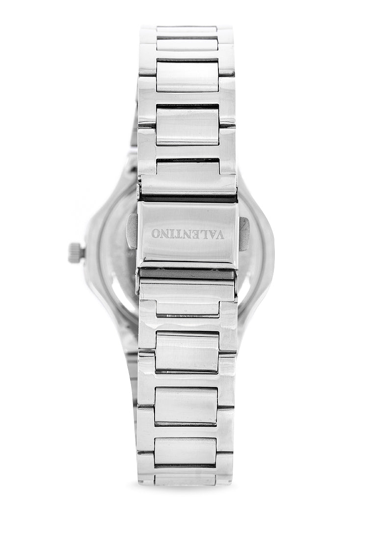 Valentino 20122247-WHITE DIAL Analog Stainless Steel Strap Watch for Women-Watch Portal Philippines