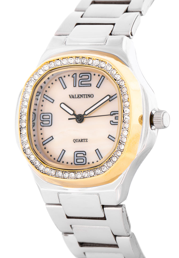 Valentino 20122248-GOLD DIAL Analog Stainless Steel Strap Watch for Women-Watch Portal Philippines