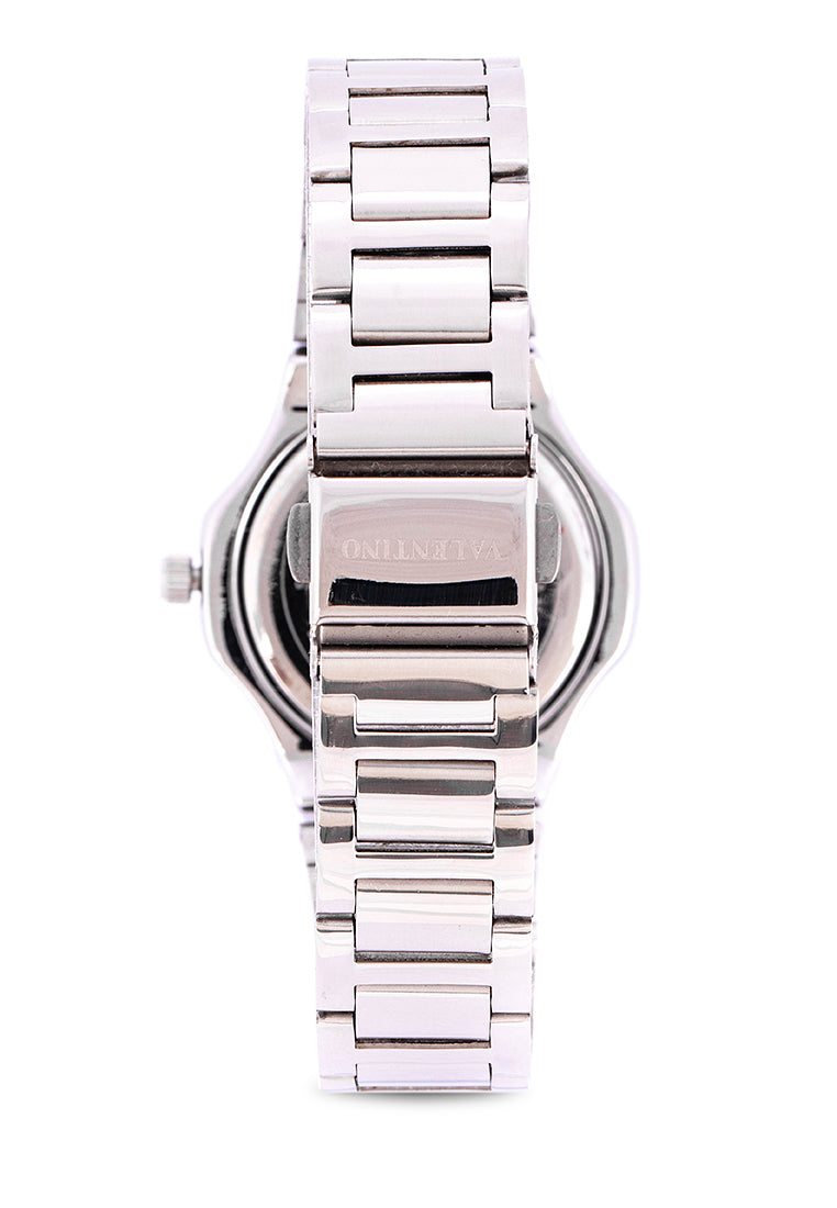 Valentino 20122248-WHITE DIAL Analog Stainless Steel Strap Watch for Women-Watch Portal Philippines