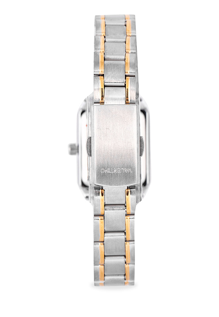 Valentino 20122256-TWO TONE - SILVER DIAL LINE Analog Stainless Steel Strap Watch for Women-Watch Portal Philippines