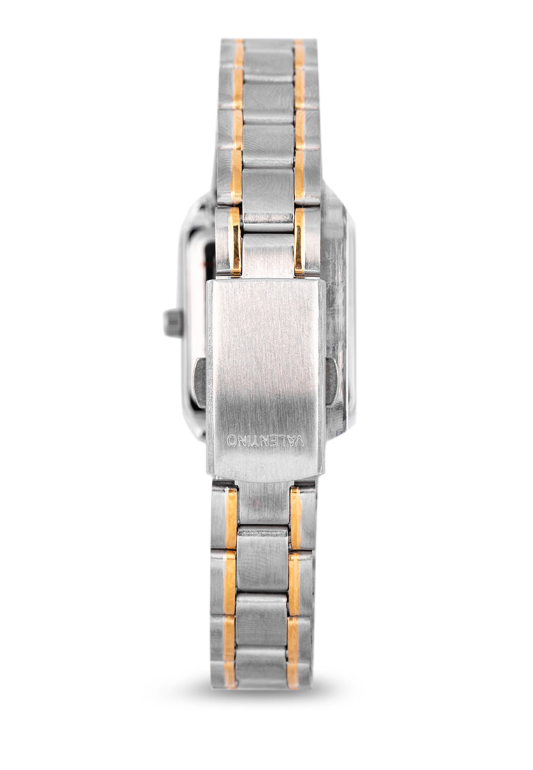 Valentino 20122256-TWO TONE - SILVER DIAL NUMBER Analog Stainless Steel Strap Watch for Women-Watch Portal Philippines
