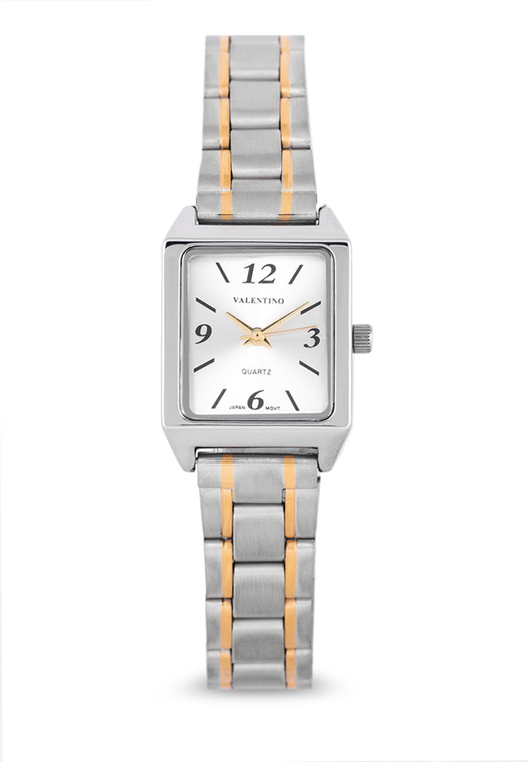 Valentino 20122256-TWO TONE - SILVER DIAL NUMBER Analog Stainless Steel Strap Watch for Women-Watch Portal Philippines