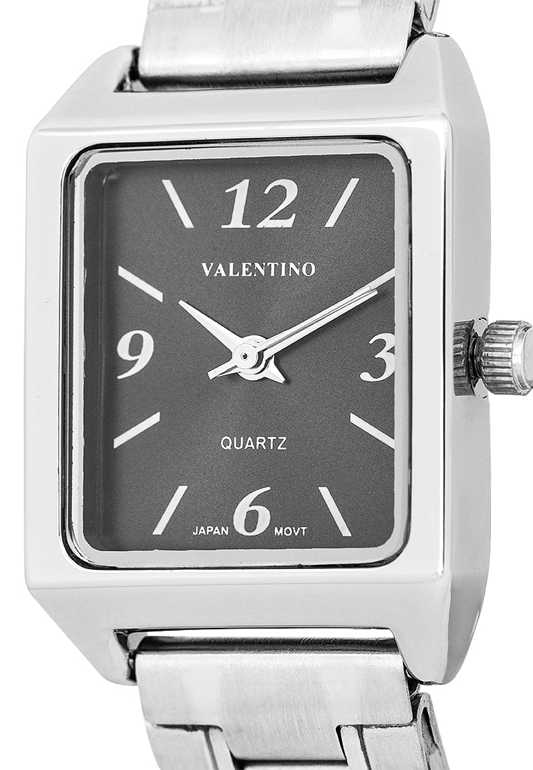 Valentino 20122257-BLK DIAL - NUMBER Analog Stainless Steel Strap Watch for Women-Watch Portal Philippines