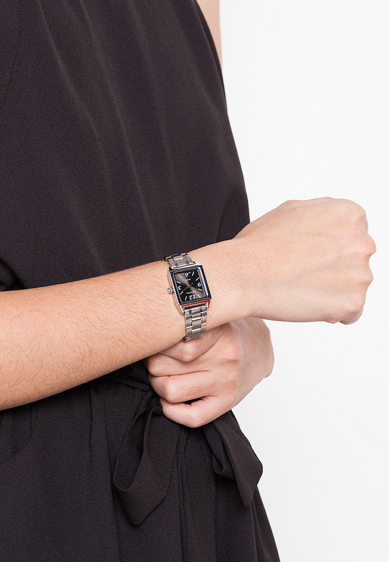 Valentino 20122257-BLK DIAL - NUMBER Analog Stainless Steel Strap Watch for Women-Watch Portal Philippines