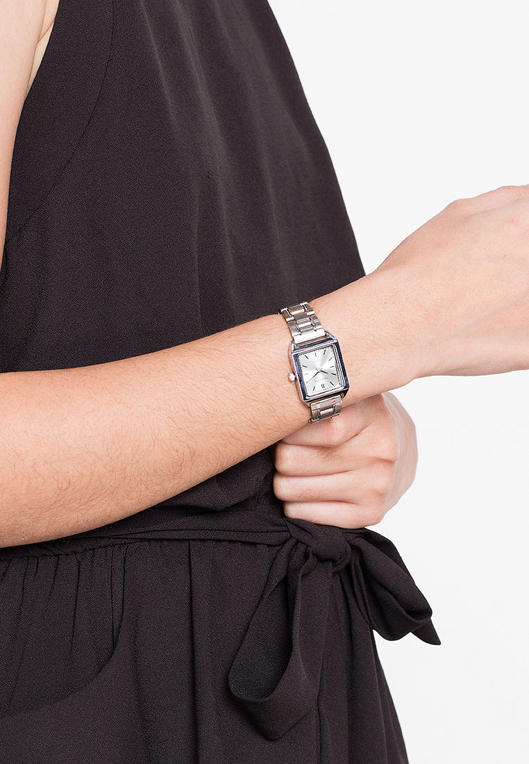 Valentino 20122257-SIL DIAL - LINE Analog Stainless Steel Strap Watch for Women-Watch Portal Philippines