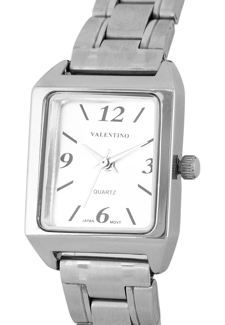 Valentino 20122257-SIL DIAL - NUMBER Analog Stainless Steel Strap Watch for Women-Watch Portal Philippines