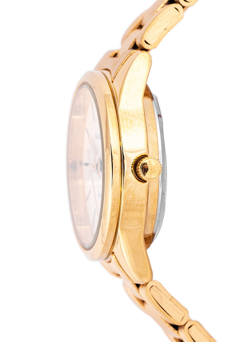 Valentino 20122258-GLD - GOLD DIAL Analog Stainless Band Watch for Women-Watch Portal Philippines