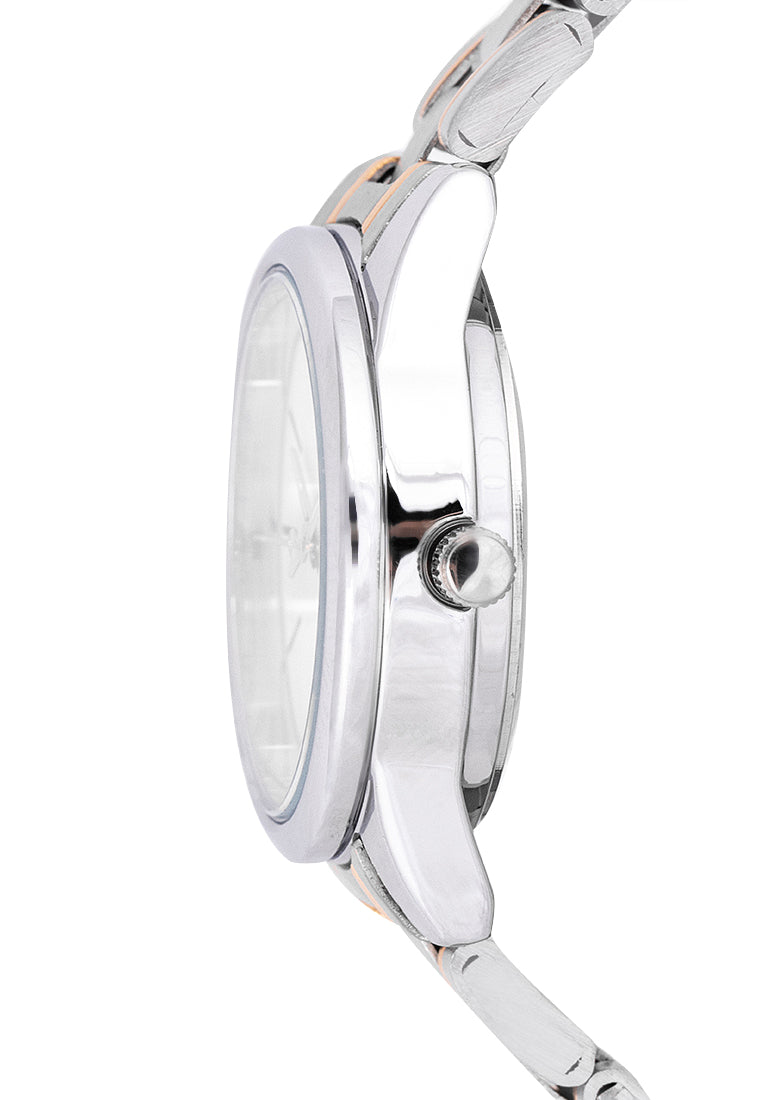Valentino 20122258-TWO TONE - GOLD DIAL Analog Stainless Band Watch for Women-Watch Portal Philippines