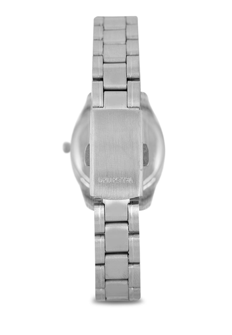 Valentino 20122259-BLACK DIAL Analog Stainless Steel Strap Watch for Women-Watch Portal Philippines