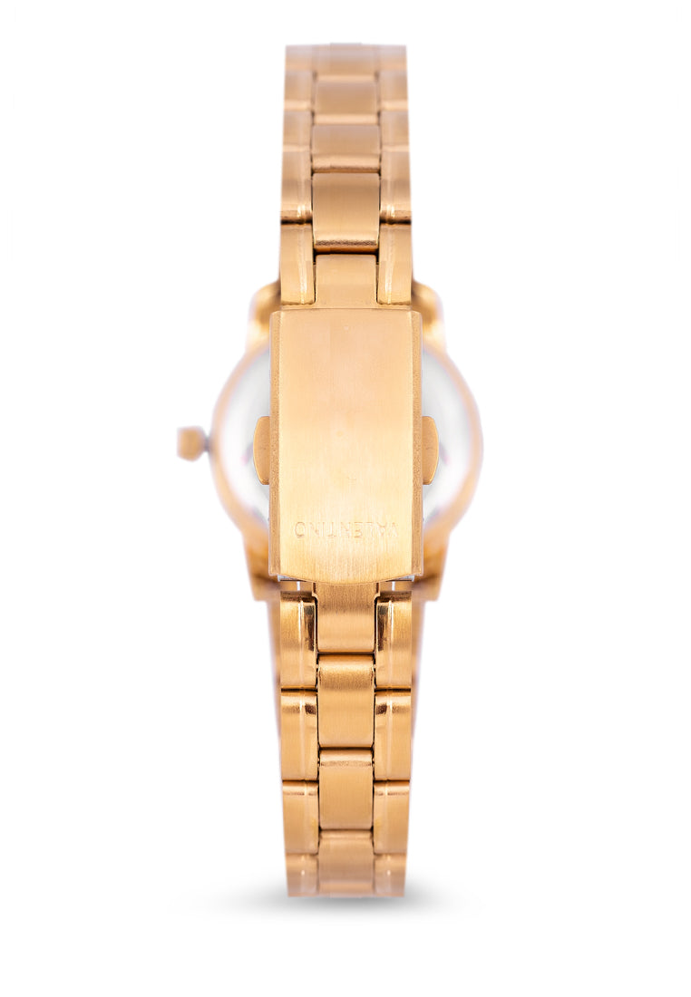 Valentino 20122260-GLD - GOLD DIAL Analog Stainless Band Watch for Women-Watch Portal Philippines