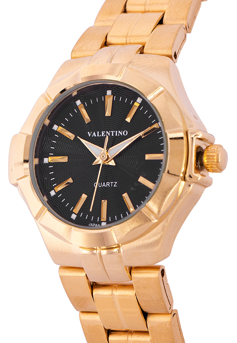Valentino 20122262-BLK DIAL - LINE Analog Stainless Band Watch for Women-Watch Portal Philippines