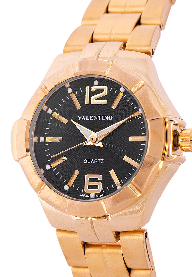 Valentino 20122262-BLK DIAL - NUMBER Analog Stainless Band Watch for Women-Watch Portal Philippines