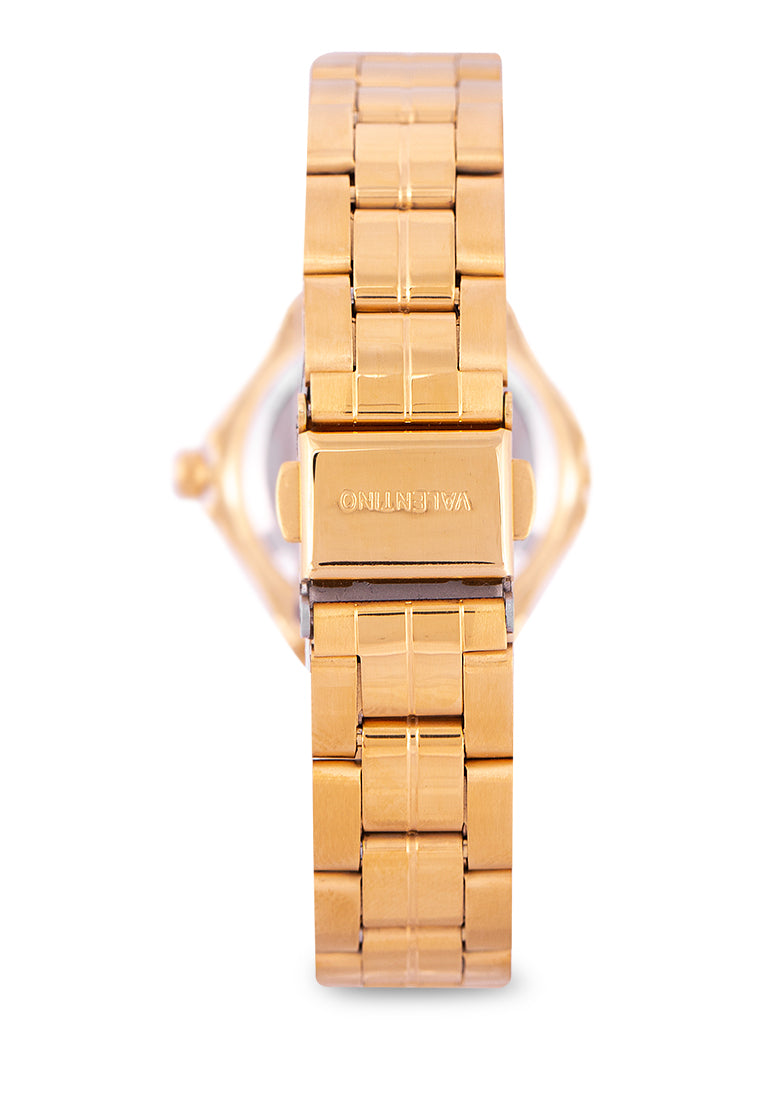 Valentino 20122262-BLK DIAL - NUMBER Analog Stainless Band Watch for Women-Watch Portal Philippines