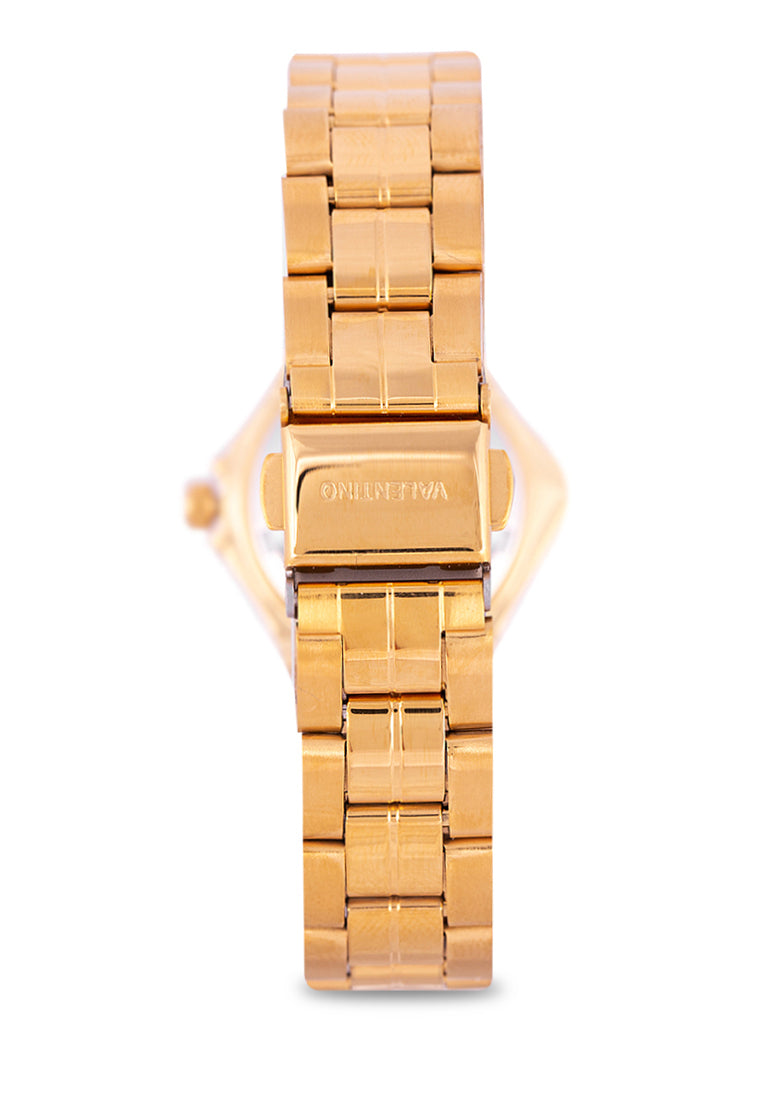 Valentino 20122262-GLD DIAL - NUMBER Analog Stainless Band Watch for Women-Watch Portal Philippines