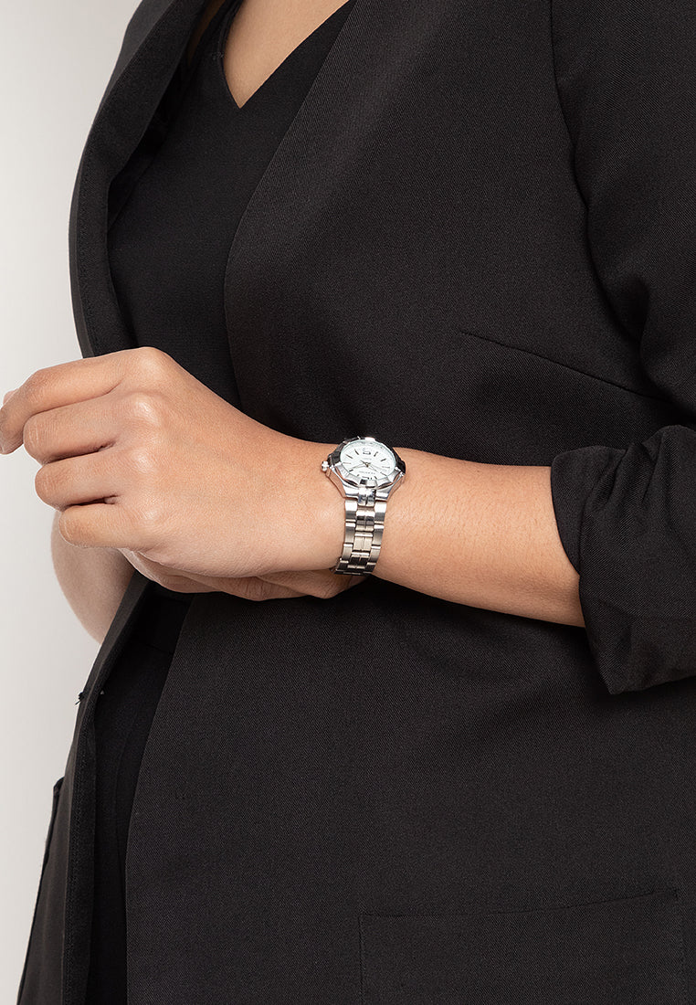 Valentino 20122263-SIL VES - WHT DIAL NUMBER Analog Stainless Band Watch for Women-Watch Portal Philippines