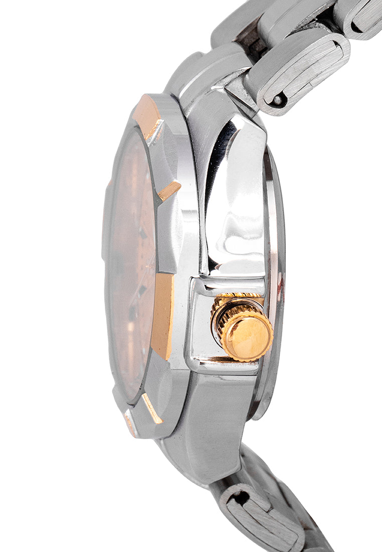 Valentino 20122263-TWO TONE VES - GLD DIAL LINE Analog Stainless Band Watch for Women-Watch Portal Philippines