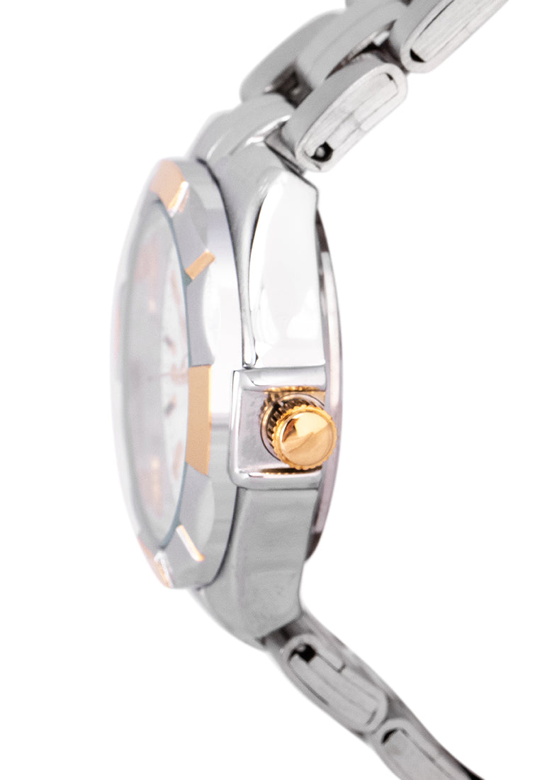 Valentino 20122263-TWO TONE VES - WHT DIAL NUMBER Analog Stainless Band Watch for Women-Watch Portal Philippines