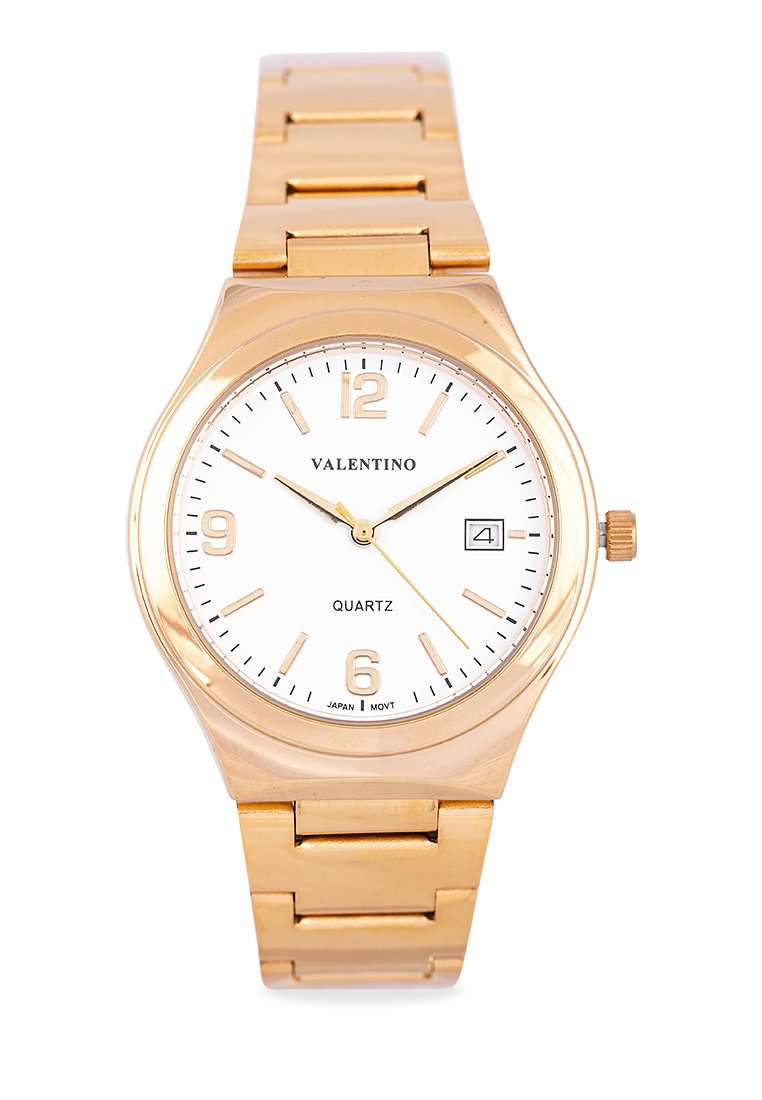 Valentino 20122264-WHITE DIAL - LINE Gold Stainless Watch for Men-Watch Portal Philippines