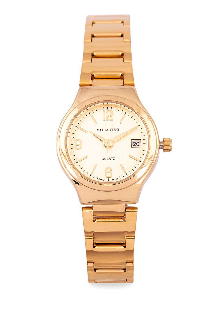 Valentino 20122265-GOLD DIAL - LINE Gold Stainless Watch for Women-Watch Portal Philippines