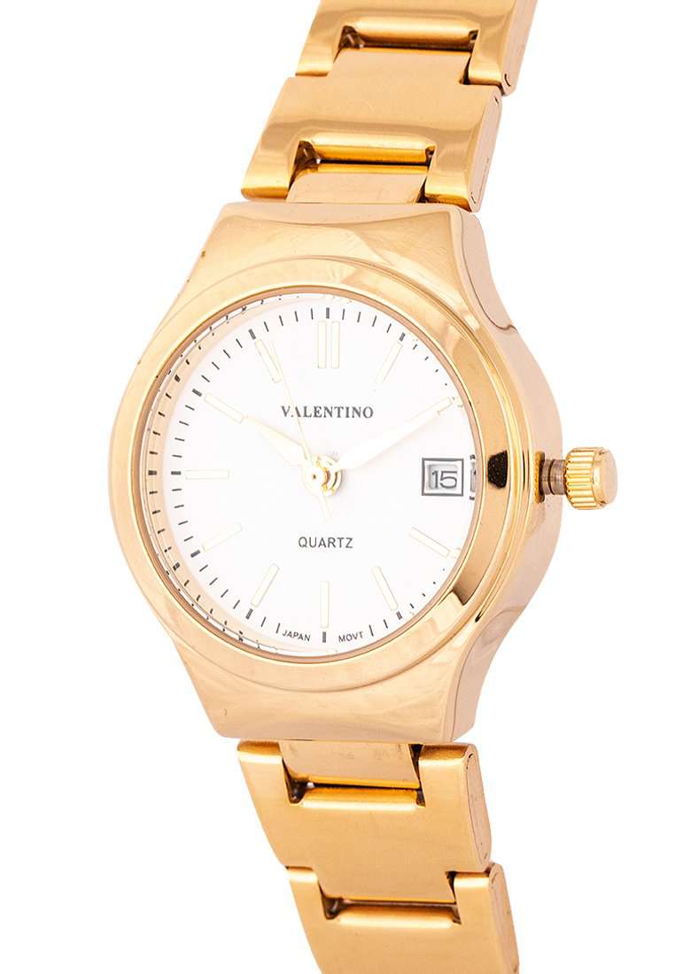 Valentino 20122265-WHITE DIAL - NUMBER Gold Stainless Watch for Women-Watch Portal Philippines