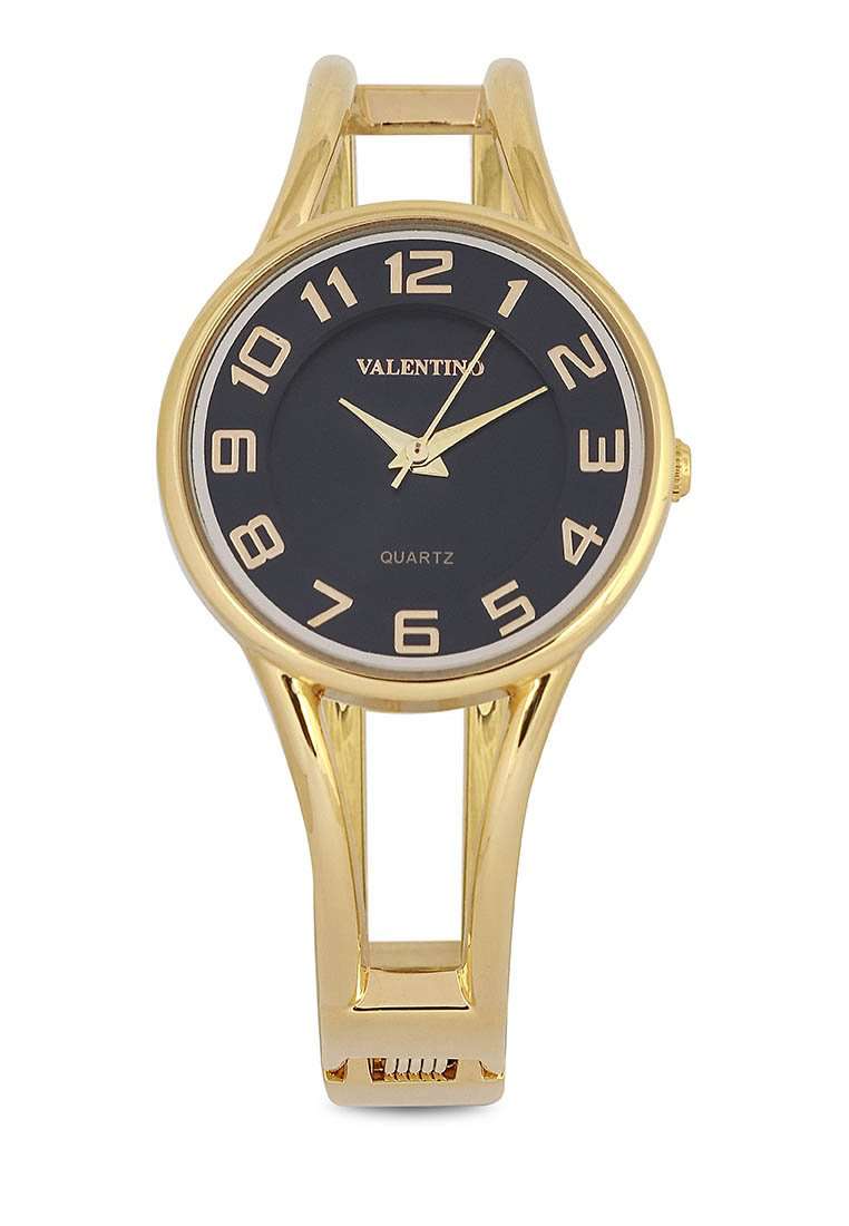 Valentino 20122273-BLACK DIAL Gold Stainless Steel Watch-Watch Portal Philippines