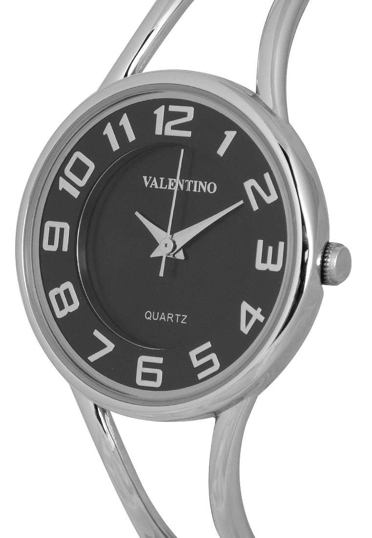Valentino 20122275-BLACK DIAL Stainless Steel Watch for Women-Watch Portal Philippines