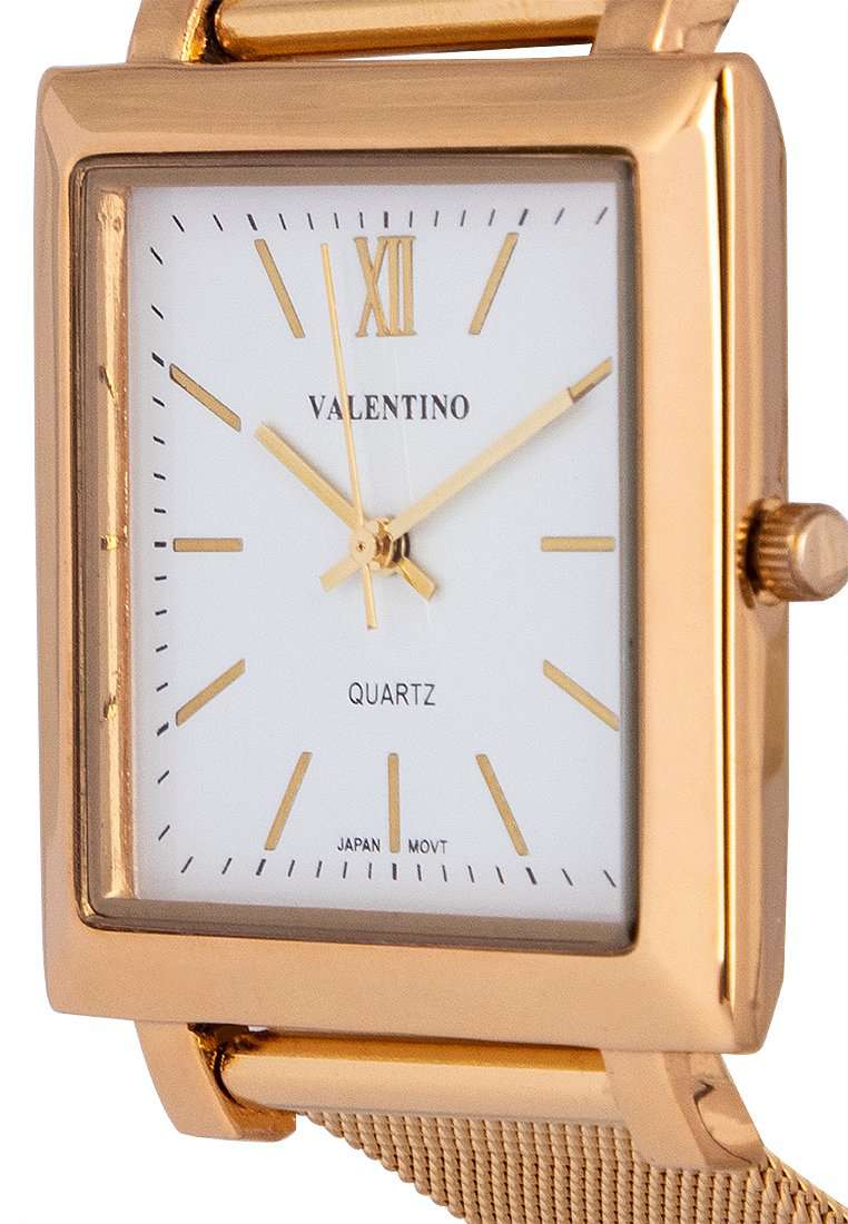Valentino 20122276-WHITE DIAL Gold Stainless Steel Watch for Women-Watch Portal Philippines