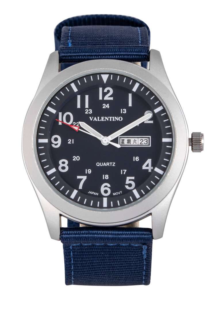 Valentino 20122293-BLUE Strap Nylon Strap Watch for Men-Watch Portal Philippines