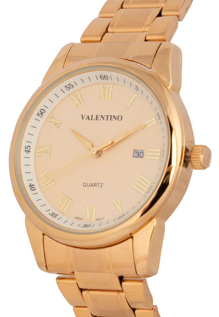 Valentino 20122297-GOLD DIAL Gold Strap Watch for Men-Watch Portal Philippines