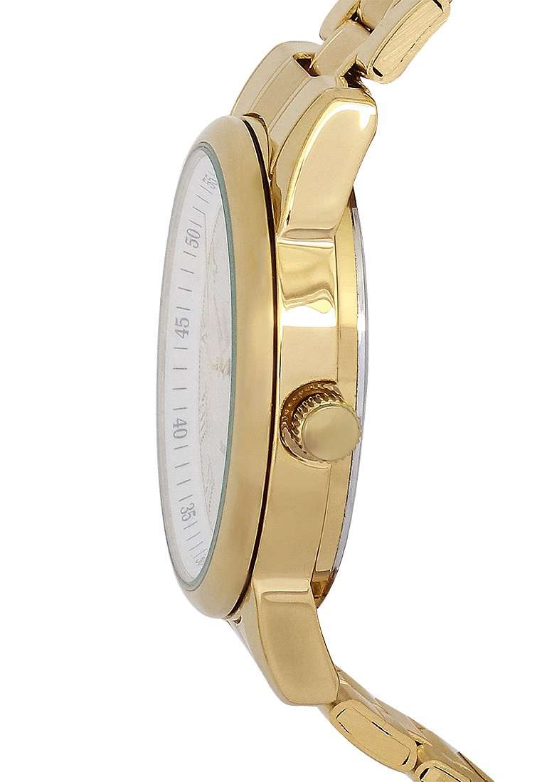 Valentino 20122297-WHITE DIAL Gold Strap Watch for Men-Watch Portal Philippines