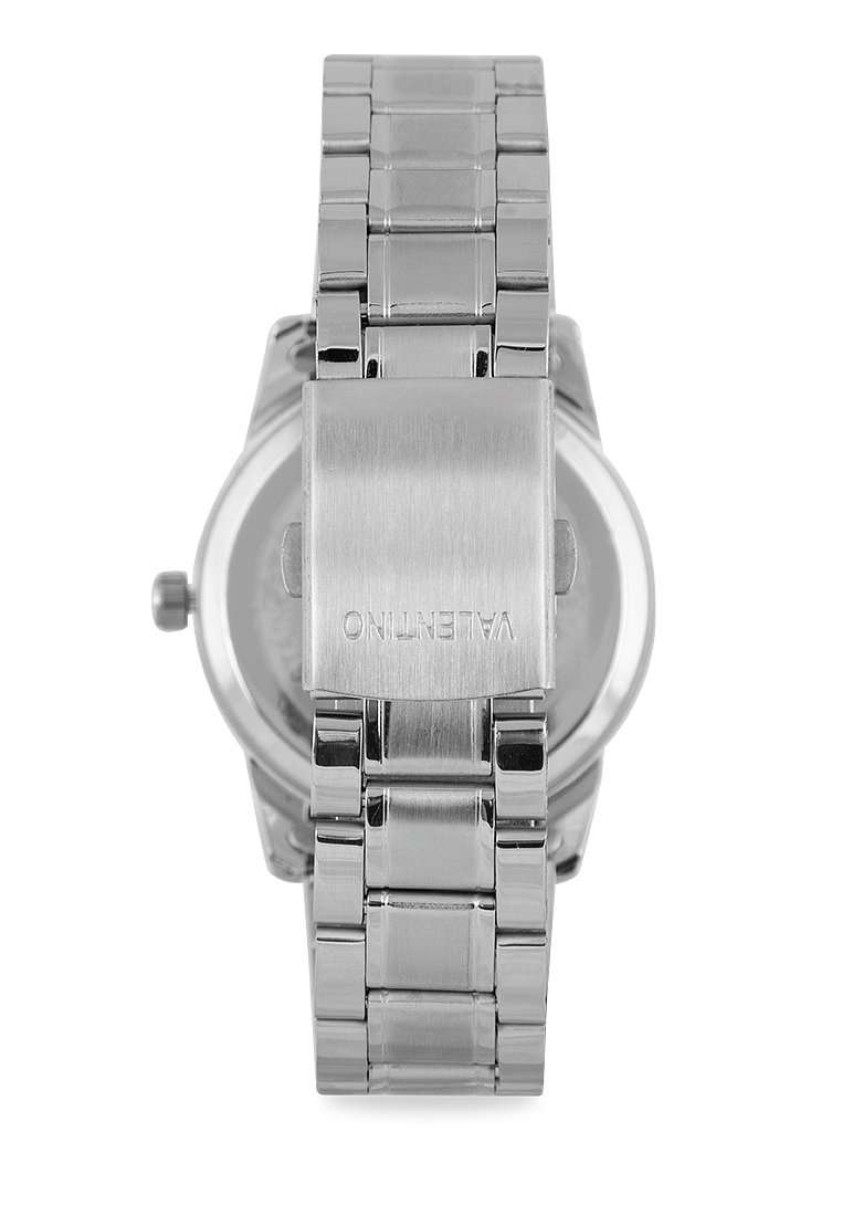 Valentino 20122299-SIL RING-WHT DIAL Silver Strap for Men-Watch Portal Philippines