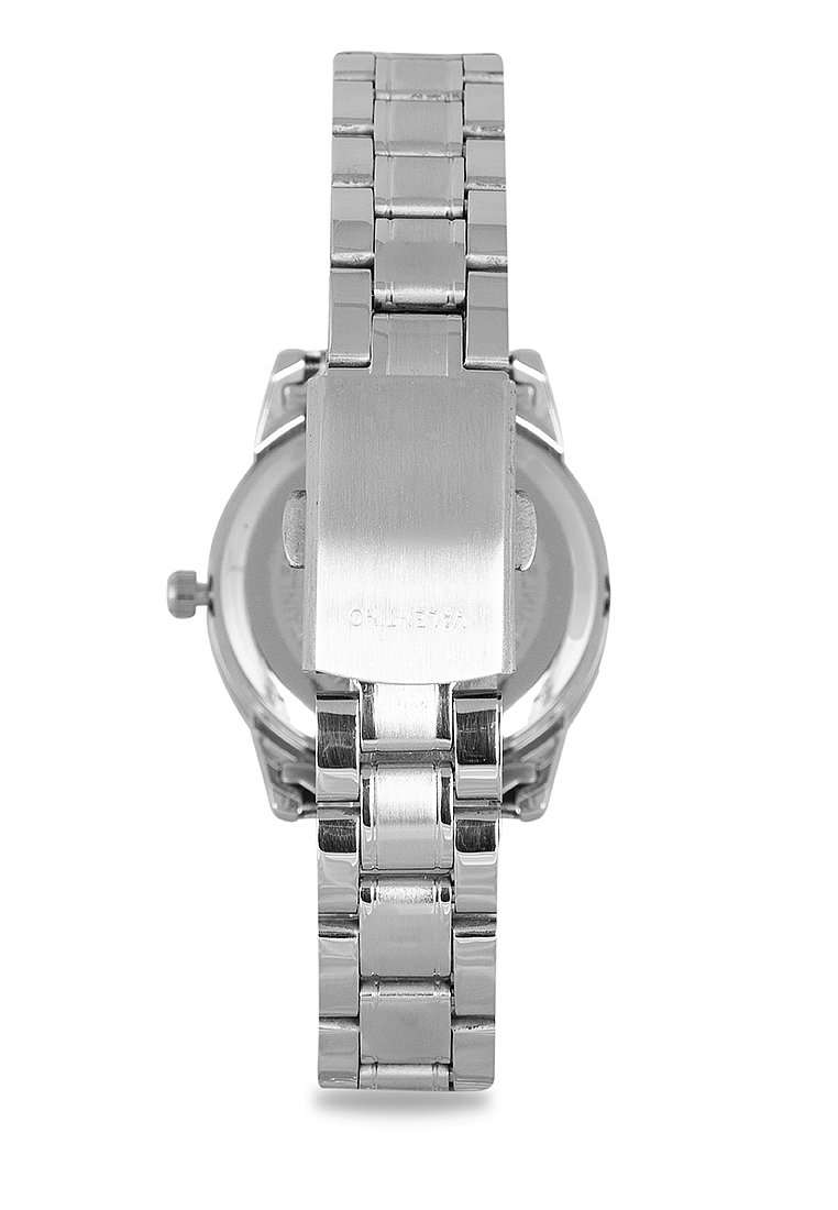 Valentino 20122300-SIL RING-BLK DIAL Silver Strap for Women-Watch Portal Philippines