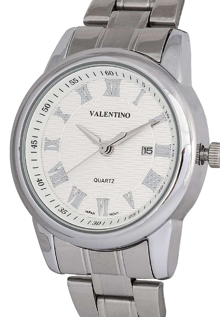Valentino 20122300-SIL RING-WHT DL Silver Strap for Women-Watch Portal Philippines