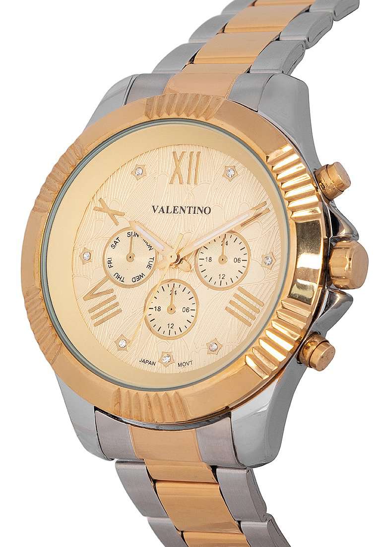 Valentino 20122301-TT-GOLD DL Two-tone Stainless Steel Watch for Women-Watch Portal Philippines