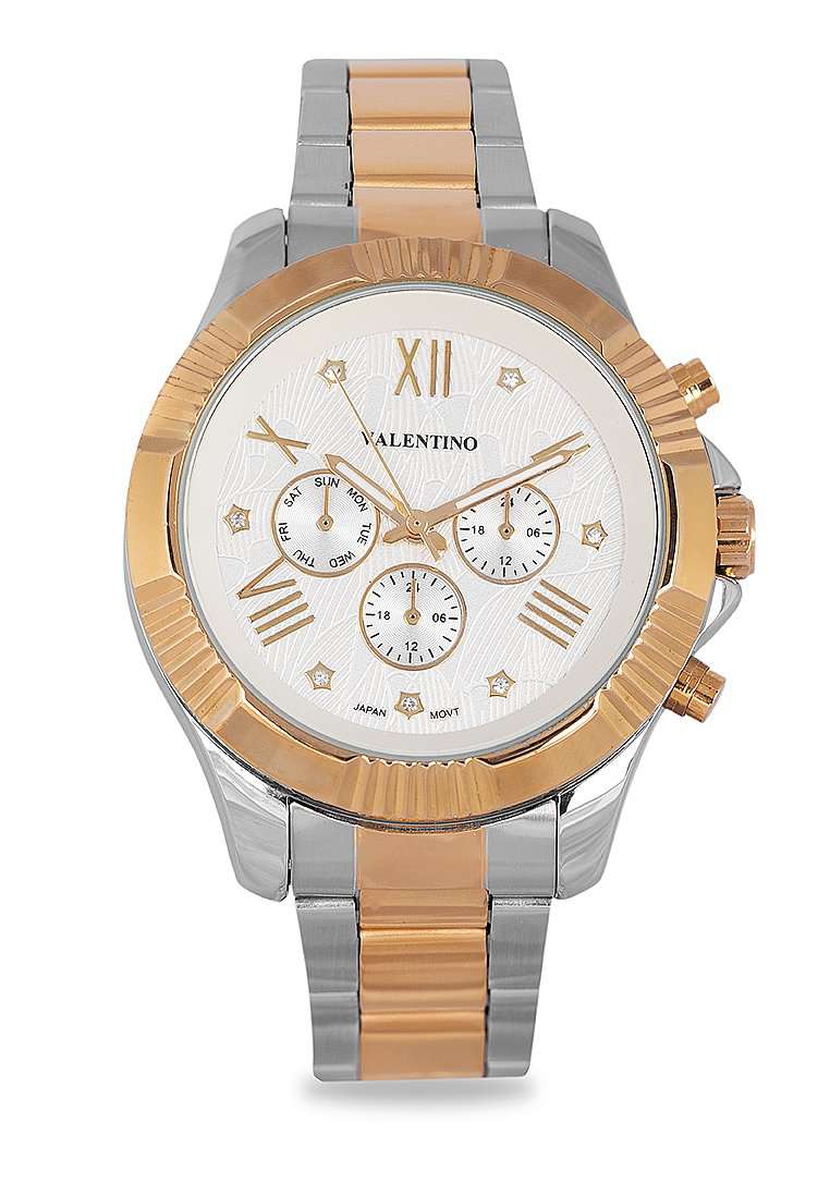 Valentino 20122301-TT-WHT DL Stainless Steel Watch for Women-Watch Portal Philippines