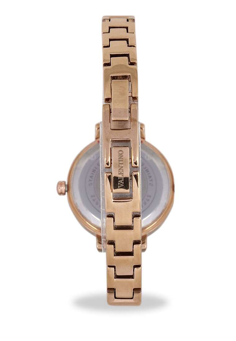 Valentino 20122305-ROSE-WHT DL Rose Gold Stainless Watch for Women-Watch Portal Philippines