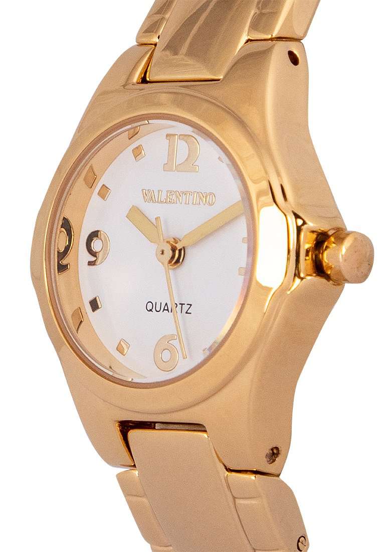 Valentino 20122307-WHITE DIAL Gold Stainless Steel Watch for Women-Watch Portal Philippines