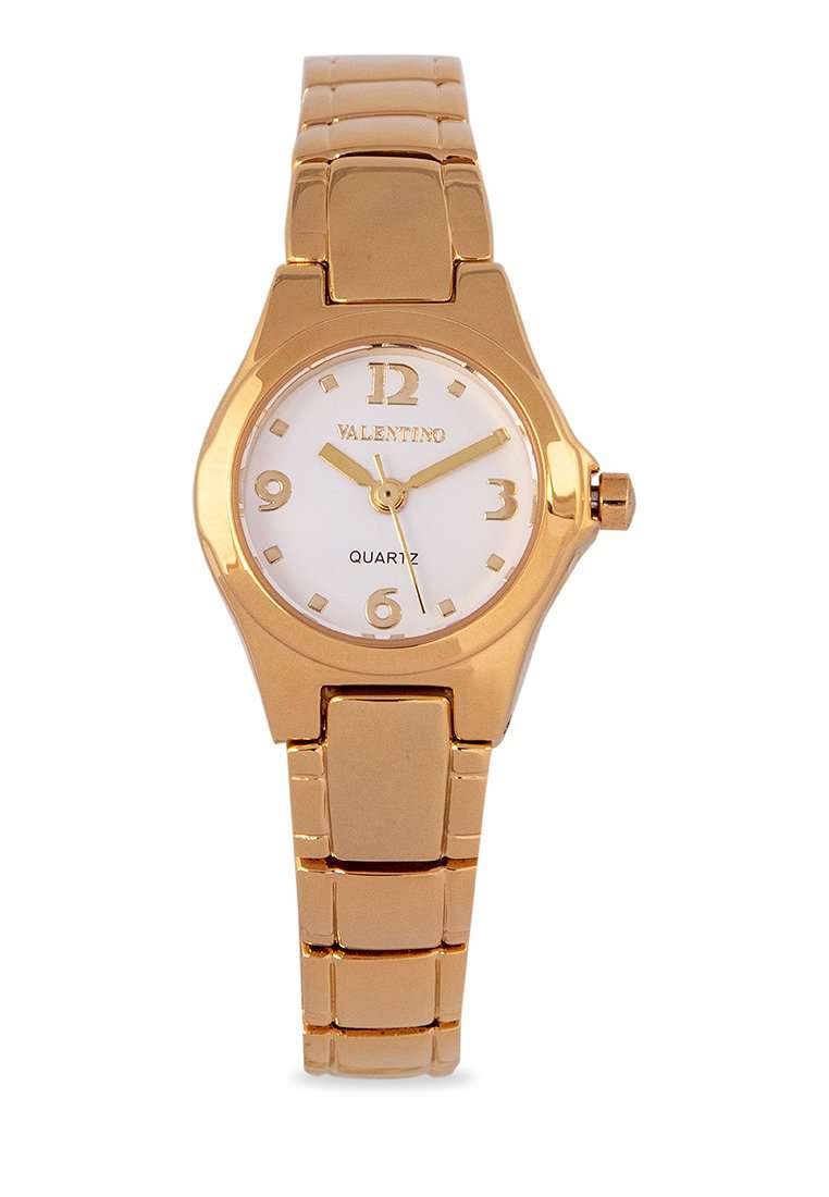 Valentino 20122307-WHITE DIAL Gold Stainless Steel Watch for Women-Watch Portal Philippines