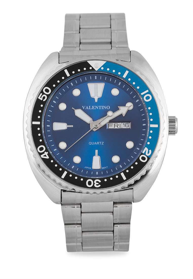 Valentino 20122309-BLK BLUE RING-BLUE DL Stainless Steel Watch for Men-Watch Portal Philippines