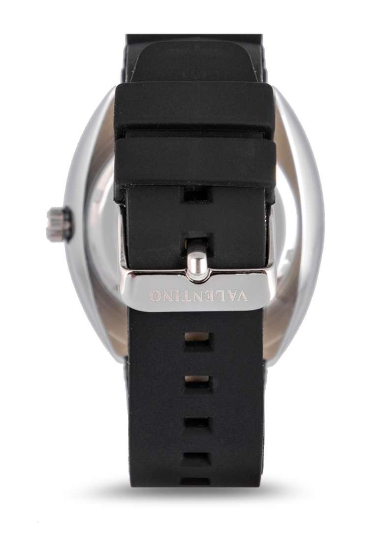 Valentino 20122314-RED BLUE RING-BLK DL Rubber Strap for Men-Watch Portal Philippines