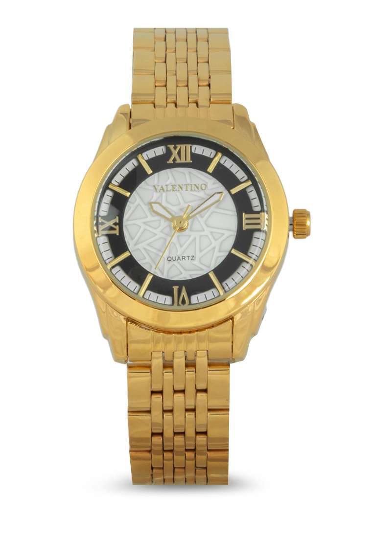 Valentino 20122320-BLK WHT DIAL Gold Watch for Women-Watch Portal Philippines