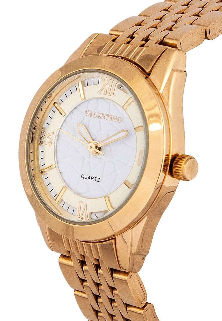 Valentino 20122320-GOLD WHT DIAL Gold Watch for Women-Watch Portal Philippines