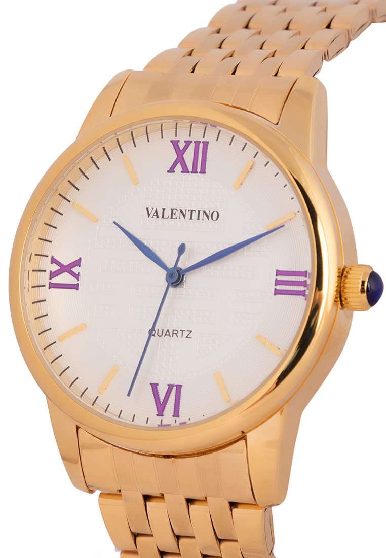 Valentino 20122321-WHITE DIAL Gold Stainless Steel Watch for Women-Watch Portal Philippines