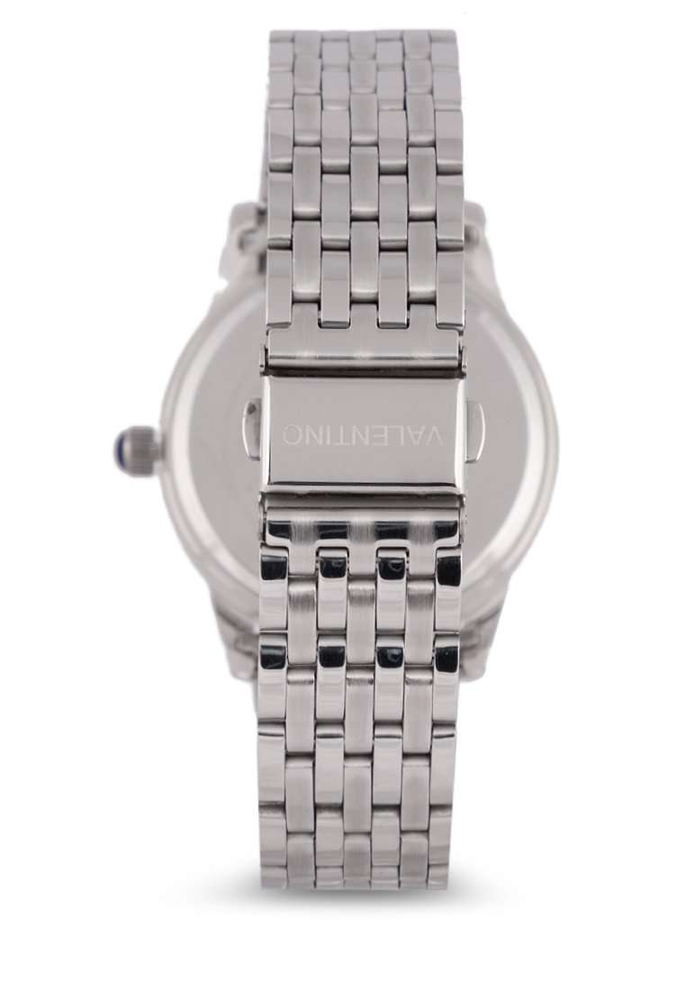 Valentino 20122323-BLACK DIAL Silver Stainless Steel Watch for Women-Watch Portal Philippines