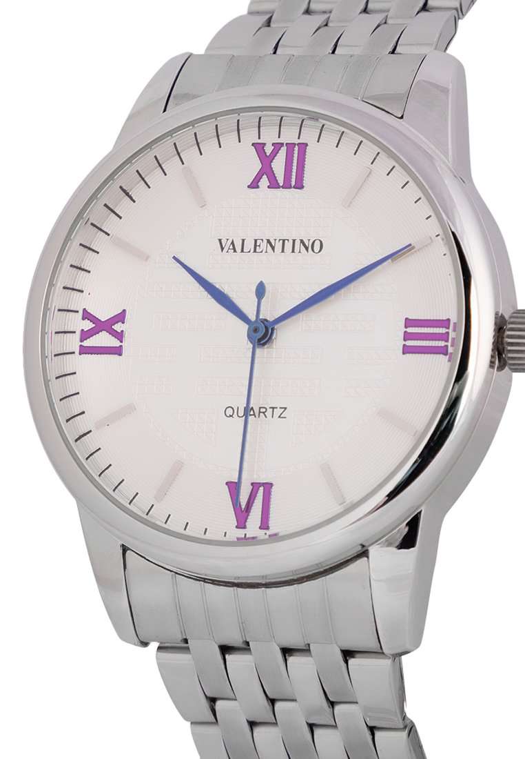 Valentino 20122323-WHITE DIAL Silver Stainless Steel Watch for Women-Watch Portal Philippines