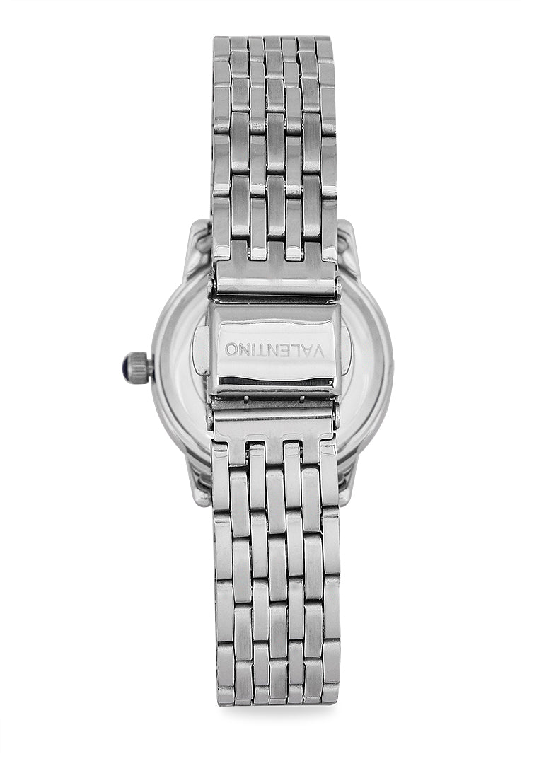 Valentino 20122324-WHITE DIAL Silver Stainless Steel Watch for Women-Watch Portal Philippines