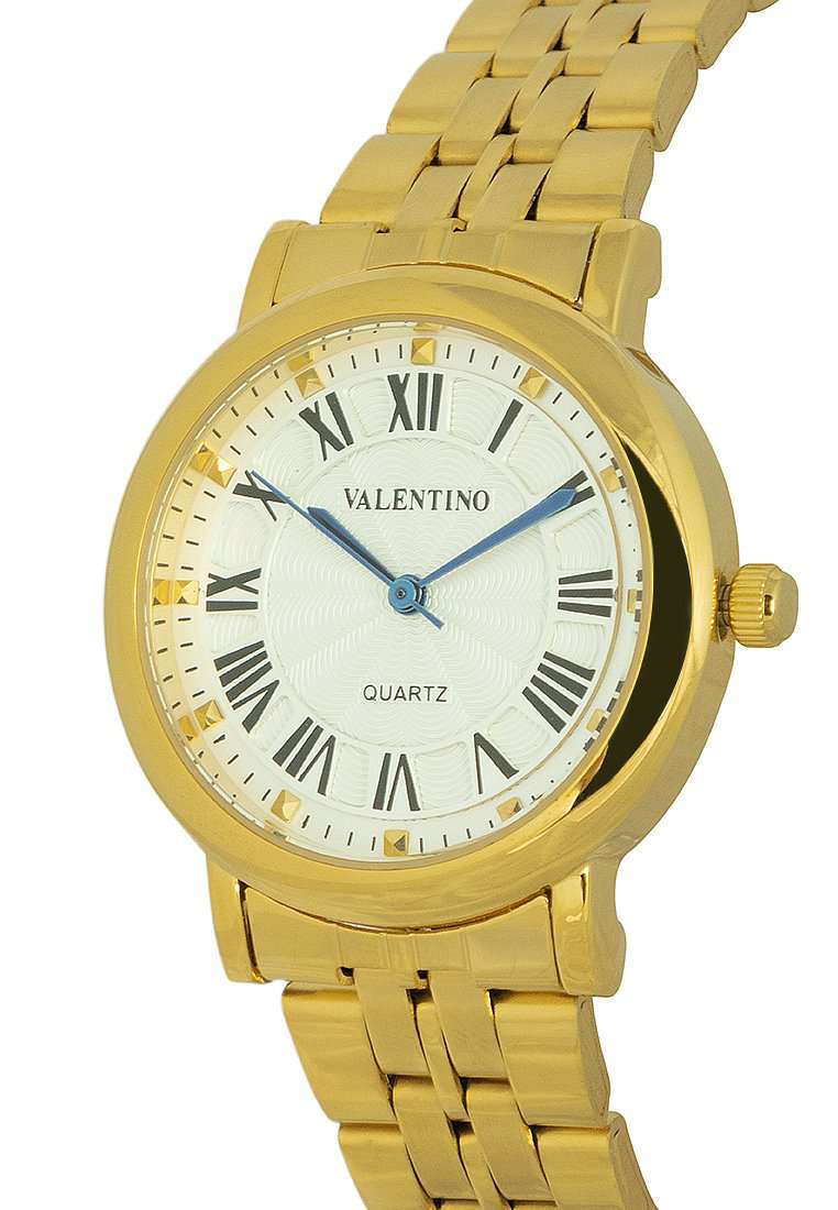 Valentino 20122325-WHITE DIAL Gold Stainless Watch for Women-Watch Portal Philippines