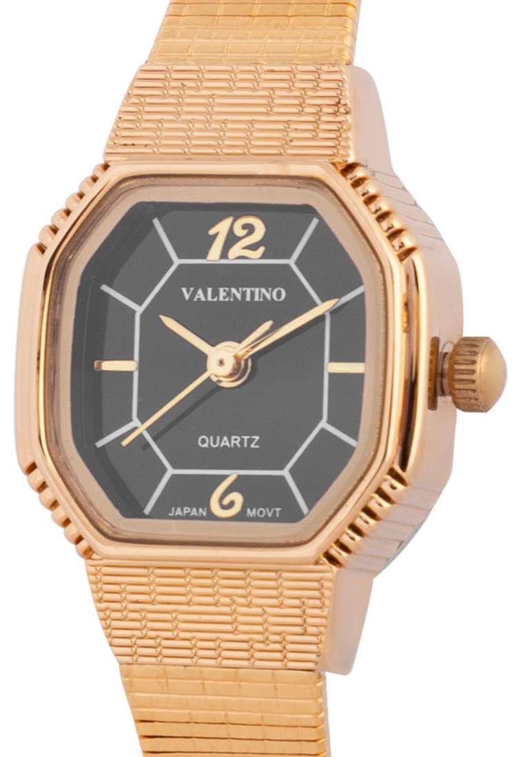 Valentino 20122328-BLACK DIAL Gold Watch for Women-Watch Portal Philippines