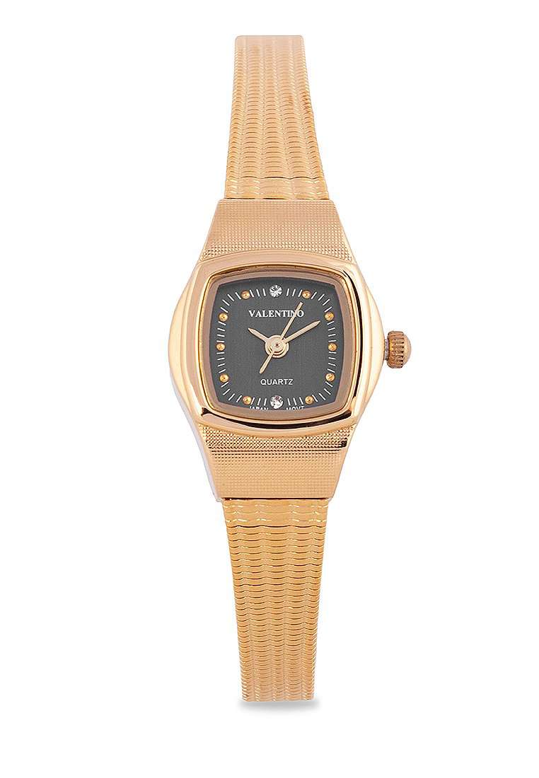 Valentino 20122330-BLACK DIAL Gold Watch for Women-Watch Portal Philippines
