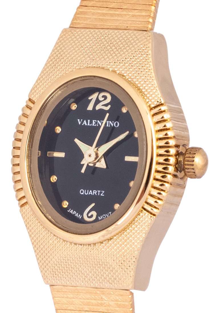 Valentino 20122332-BLACK DIAL Gold Watch for Women-Watch Portal Philippines